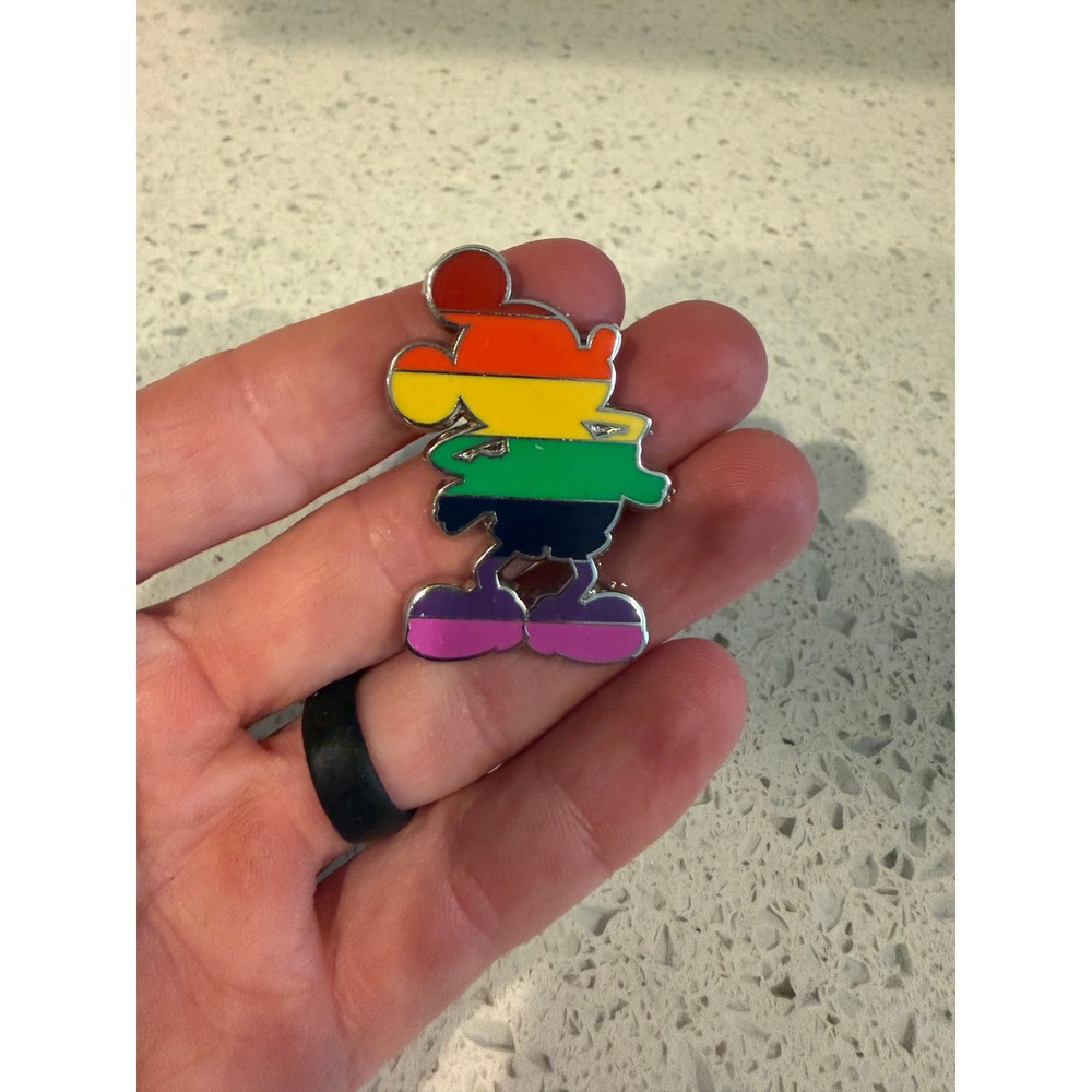 Disney Mickey Mouse Rainbow Pride Pin 2016